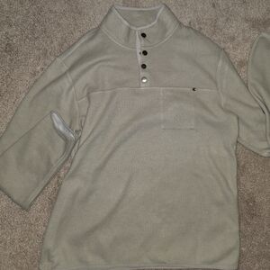 Vuori Venice Wool Pullover in Dark Salt Heather | Size Large